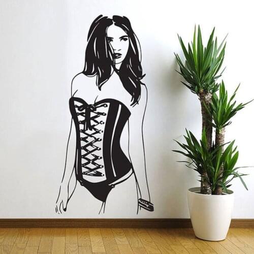 Sexy Woman Pin up Girl Wall Decal Art Decor Sticker seductive art sensual art pin up decal pin up decor sexy wall decal sexy wal