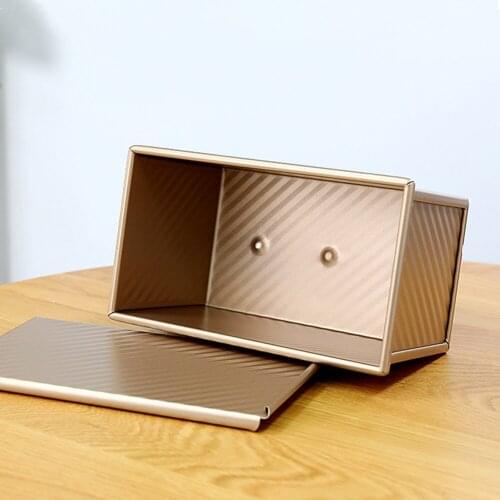 Carbon Steel Toast Pan Non-Stick Coating 20.5x11.5x11cm Rectangular Non-Stick