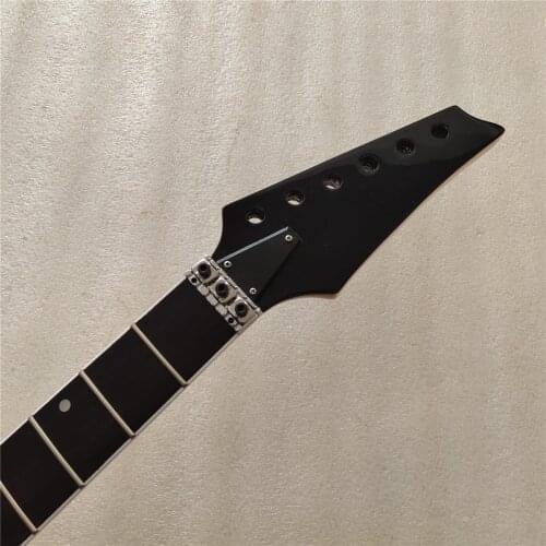 24 Frets Maple Electric Guitar Neck Replacement Rosewood Fingerboard Locking Nut