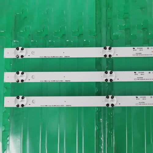 3Pieces/lot Led backlight strip 7 lamp for 43LJ594V 43UJ651V 43LH5100 LC430DUY (SH)(A3) 43LH51_FHD_A type HC430DUN-SLVX1-511X