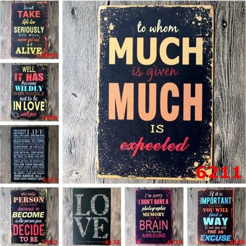 Vintage Tin Signs Trust Me I'm A Barber and I Know Stuff Well It Has Became Wildly Impossible Not To In Love with You Bar Decor