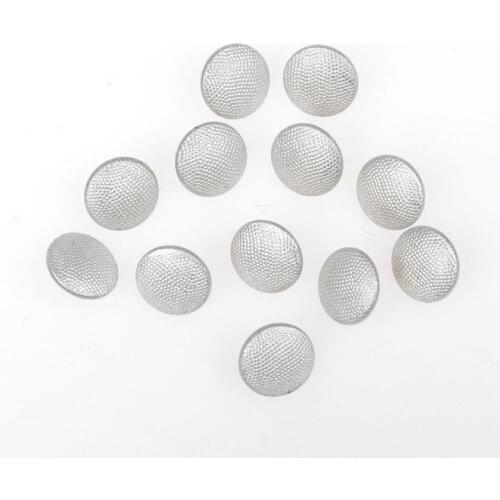 12 PCS WWII GERMAN CAP HAT BUTTONS SILVER 12MM