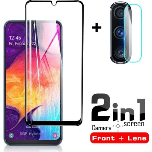 2 in 1 A50 s screen protector & camera Lens tempered glass protector for samsung A50 S a50 a50s 50 s A50S a 50s protective glass