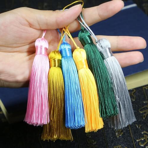 8CM+8CM Cord Tassel for DIY Curtain Cord Hanging Garment Pendant Car Bag Home Decoration Sewing Supply