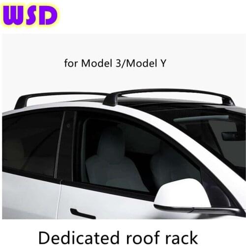 Roof rack, suitable for tesla Model3, Model Y, aluminum alloy material, car rack rail, transport rack, car accessories