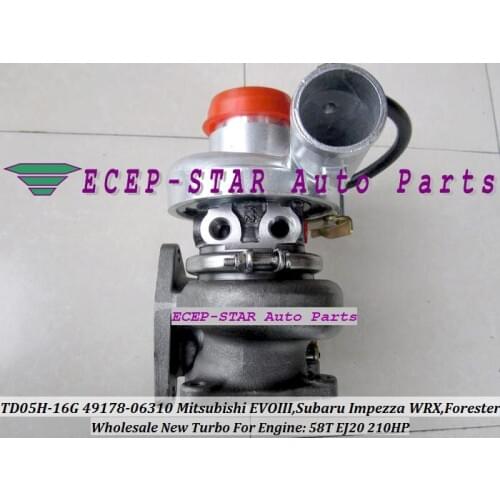 Free Ship TD05-16G 49178-06310 49178 06310 14412AA092 Turbo Turbocharger For Mitsubishi EVO 3 For SUBARU Impezza 58T 2.0L 210HP