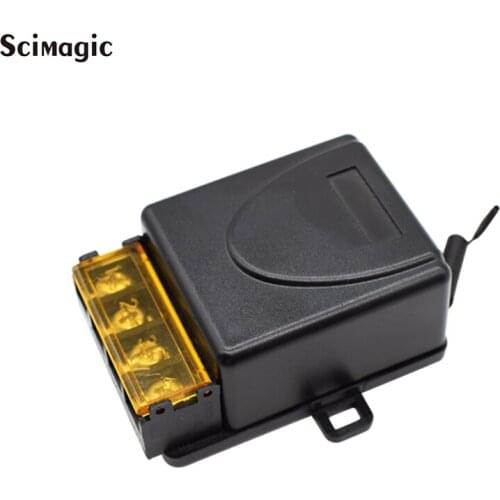 DC 12V - 75V 30A 1CH RF 433MHz Wireless Remote Control Switch Receiver Module + 433mhz Transmitter Kit For Intelligent Home