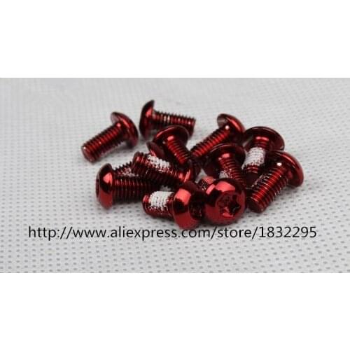 WARDER 12pcs/lot Bicycle Disk Brake Rotor Bolts Screws MTB Part Disk Steel Screws M5*10MM/bicycle accessories