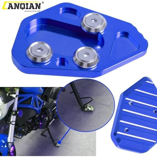 Motorcycle Part CNC Aluminum Kickstand Foot Side Stand Extension Pad Support Plates FOR BMW R1200S R1200 R 1200 S 2006 2007 2008