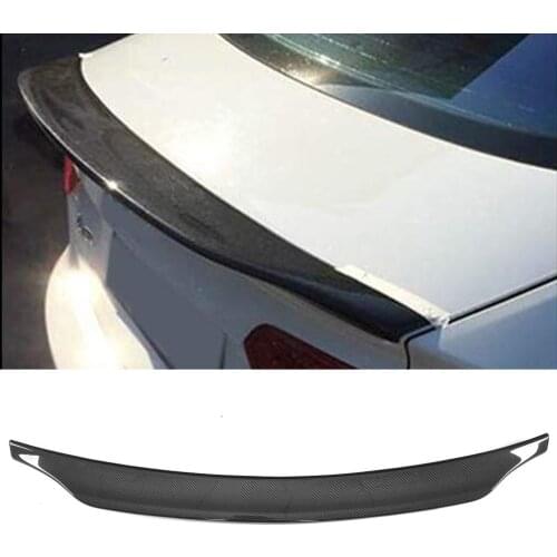 Black Car Rear Trunk Spoiler Boot Lip Wing For Audi A5 Sline S5 Coupe 2009-2016 Not For RS5 Carbon Fiber Rear Spoiler Wing