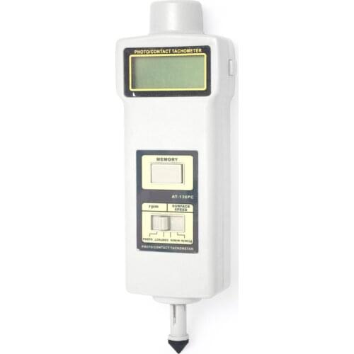 AT-136PC Digita display Multifunctional Digital Photo Tachometer with High Resolution Wind Speed Measuring