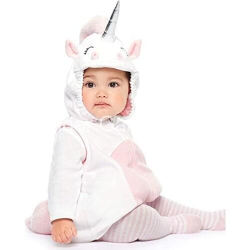Wonder Garden Infant Toddler Baby Girls Unicorn Animal Halloween Cosplay Costume Purim Holiday Costume