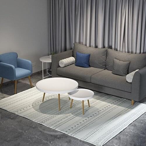 Tapis Salon Nordic Carpets Living Room Rugs Bedroom Bedside Blanket Household Washable Floor Mats Alfombra ковер Tapetes De Sala