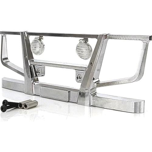 Metal Front Bumper Crash Barrier for 1/14 Volvo Truck Tamiya Tractor Model Car Accessories