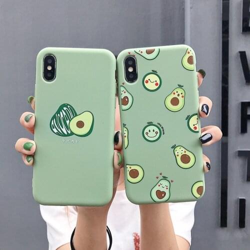 Cute Fruit Avocado Soft Tpu Case For Xiaomi Mi Note 10 Phone Cover For Xiaomi Mi 10T Pro 10 Lite Mi 10 ultra Capa