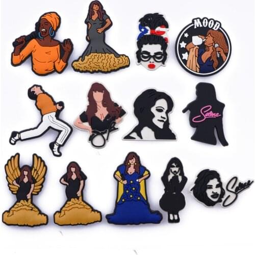 New Best-selling Best Angel High heels Women Singer Shoe Charms For Croc Shoes Accessories Inspired Lovely Charms