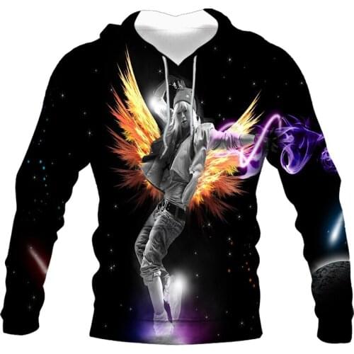 2021 autumn and winter new mens casual trend pattern hooded sweater 3D printing sportswear long-sleeved sweater