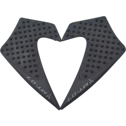 New Arrival Black For Yamaha MT07 MT-07 2015 - 2016 Motorcycle Accessories Bike Tank Traction Side Pad Gas Fuel Knee Grip Decal