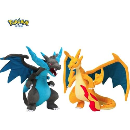30CM Plush Toy Elf Pokémon Plush Toy Doll Cartoon Character Charizard Fire Dragon Million Evolution Action Figure Kid Toy Doll
