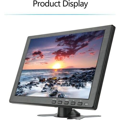 10 inch Portable Monitor HDMI-compatible 1920x1080 HD IPS Display Computer LED Monitor with Leather Case for PS4 Pro/Xbox/Phone