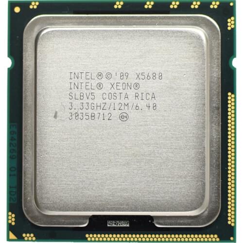 Intel Xeon X5680 processor 3.33GHz LGA 1366 12MB L3 Cache Six Core server CPU