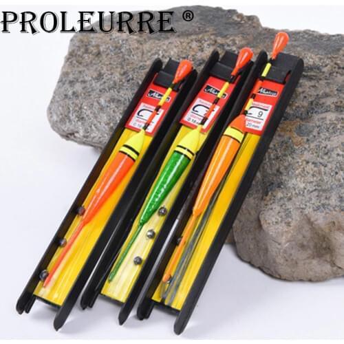 Proleurre 3Pcs/set Fishing Floating Buoy Gear Outdoor Sports Vertical Fish Floats Tackle Set Fishing Pesca