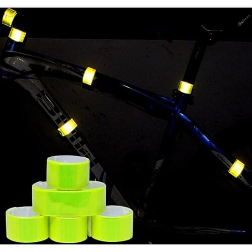 1PC Cycling Reflective Strips Warning Running Fishing Bike Safety Bicycle Bind Pants Leg Strap Reflective Tape