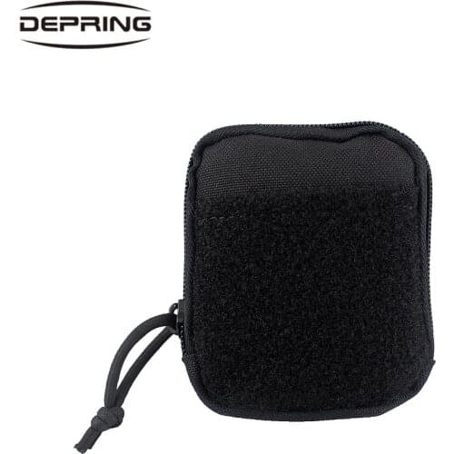 Tactical Portable Mini Molle Pouch Storage Bag First Aid Medical Gear EDC Case with Loop Panel