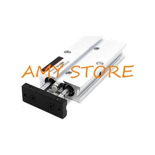 High Quality Twin Rod Max Press Air Cylinder TN 10mm x 40mm 10cm Length Aluminum Alloy Double Shaft Cylinder TN10-40