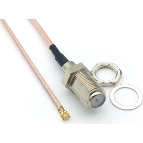 20pcs IPX U.FL IPEX to F Female Connector ADAPTER RF Coaxial Pigtail RG178 Cable