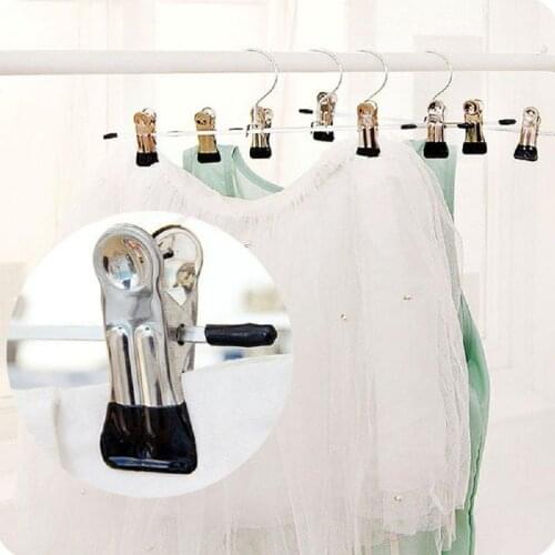 30cm Steel Pants Clip Metal Drying Hanger Clothing Pant Special Household Clothes Rack Drying Rack Store Clothes Rack H5J9