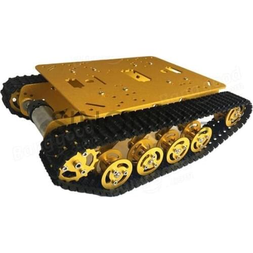 Shock Absorption Metal Robot Tank Chassis Caterpillar Suspension SINONING TS100 New Design for arduino SN2500