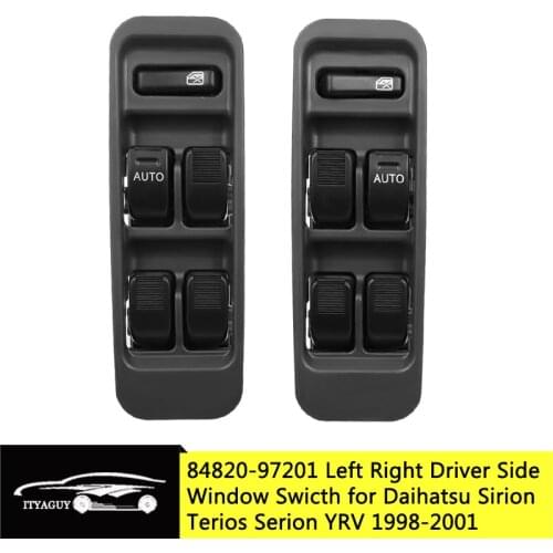 Car Styling Left & Right Side Power Master Window Switch 84820-97201 84820-B5010 For Daihatsu Sirion Terios Serion YRV 1998-2001