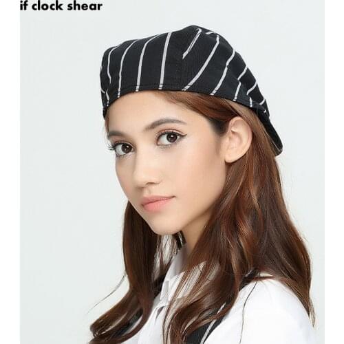 High quality Beret Cook Driver Cap Restaurant Hotel Work Hats 15-Colors Men Women Chef Kitchen Hat Waiter Wrap Cooking Cheap Hat