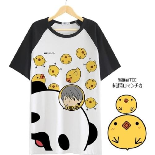 Free Shipping Dakimakura Junjo Romantica Cosplay T Shirt Tops Anime Pure Romance Akihiko Usami T Shirt Casual Unisex Tees Shirt