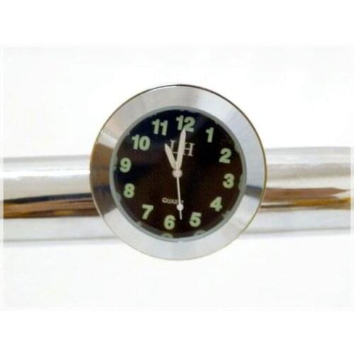 7/8" - 1'' new Motorcycle Handlebar Bar Mount Clock for Harley Cruiser Chopper