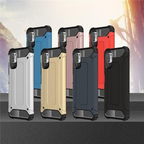 For Xiaomi Poco M3 Pro 5G Case Poco M3 Pro 5G Cover Anti-knock Bumper Rugged Armor Silicone Phone Back Cover Poco M3 Pro 5G Case