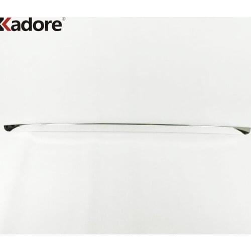 For Honda Civic 2016 2017 2018 2019 Sedan Car Rear Door Trunk Box Bottom Chrome Trim Tail Bumper Strips Stickers Cover Styling