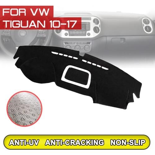 For Volkswagen Tiguan 2010 2011 2012 2013 2014-2017 Car Dashboard Mat Anti-dirty Non-slip Dash Cover Mat UV Protection Shade