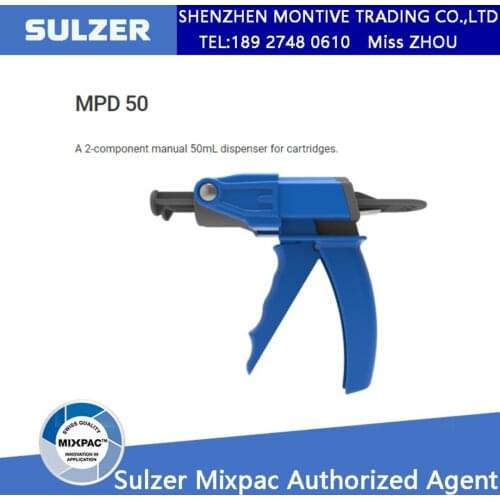 SULZER COX MPD 50 A 2-Component Manual 50mL Dispenser For Cartridges Save Pressure Industrial Gun Cartridge Sealant Durabl