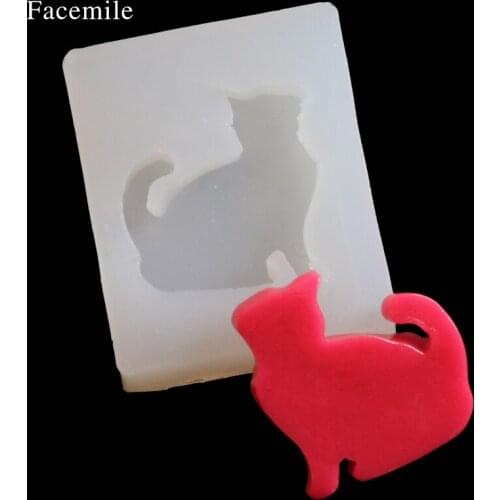 Facemile Silicone Fondant Soap 3D Cake Mold Cupcake Jelly Candy Chocolate Decoration Baking Tool Moulds For Jewerly 50-278 Gift