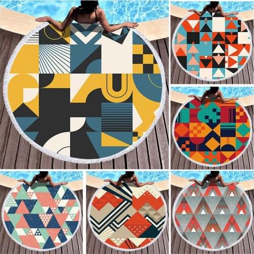 Geometric striped lattice miraculous Beach towel towel microfiber towel Beach mat Bath towel Towel beach Beach cover up For home