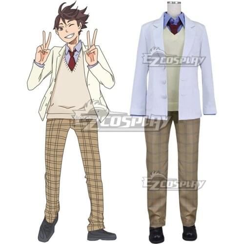 Haikyu!! Aoba Josai High Toru Oikawa School Uniform Cosplay Costume E001