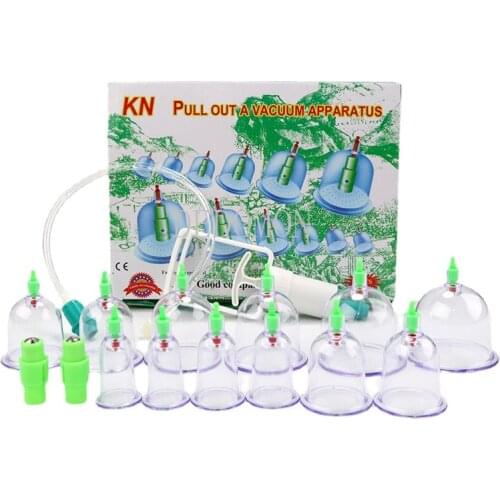 6 12PCS Cups Medical Vacuum Cans Cupping Cup Cellulite Suction Cup Therapy Massage Anti-cellulite Massage Cupping Therapy Kit