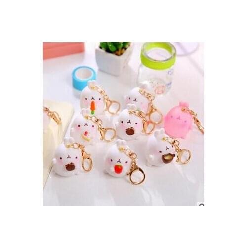 Cute Rabbit Kawaii Keyring Charm Pendant Keychain Key Ring Chain Xmas Gift