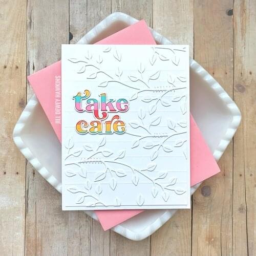 Mmao Crafts Metal Steel Cutting Dies New Take care letters Stencil For DIY Scrapbooking Paper/photo Cards Embossing Dies