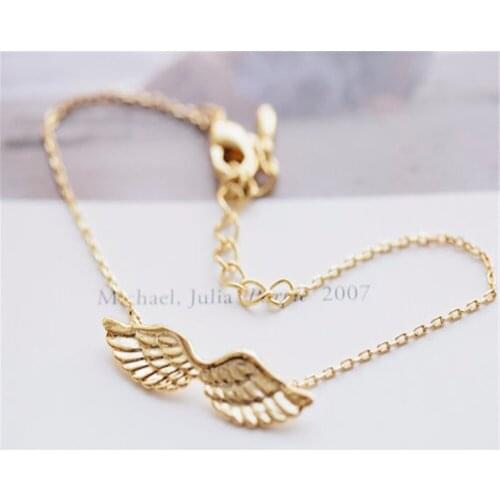 Hot fashion Bling Trendy Icarus Wing Bracelet gift for women best friends