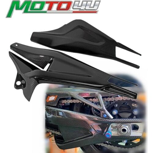 Real Carbon Fiber Motorcycle Swingarm Cover Swing Arm Protector Twill Weave Gloss For BMW S1000RR S 1000RR S 1000 RR 2019 2020
