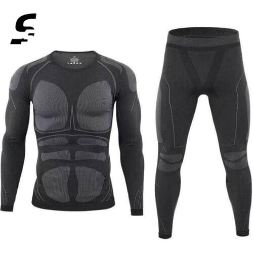Men Gym Tight Clothing Set Compression Fitness Polyester Sweat Suits Quick-dry Leggings Trainning Sportwear Tracksuit Gym Tight