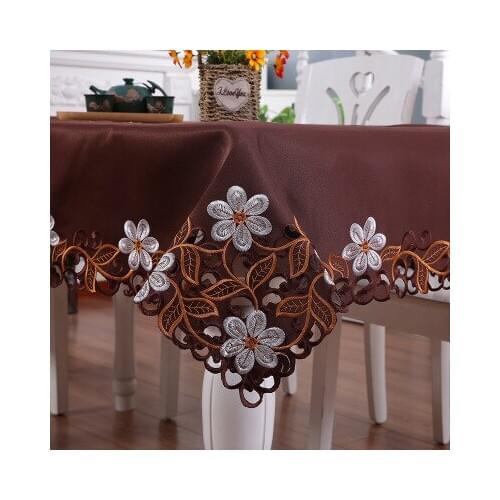 New embroidered tablecloth, cloth art, table flag tablecloth, coffee table cloth